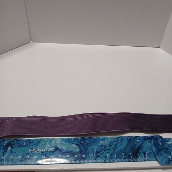 Purple Bow Metal Buckle Belt Size Medium - Picture 8 of 9